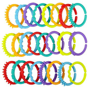 Rainbow Ring Toy Tooth Glue Baby Bite Glue 0-3 Years Old image 5