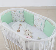 Cotton Baby Cot Bumper – Soft Anti-Bump Crib Protector image 4