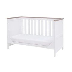 Tutti Bambini Verona Cot Bed - White/Oak