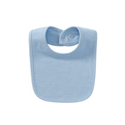 Cotton Baby Bib with Hidden Snap Fastening – Multiple Colours image 10