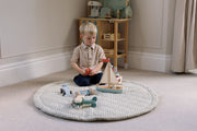 Ralphie Bear Sage Green Gingham Quilted Playmat image 2