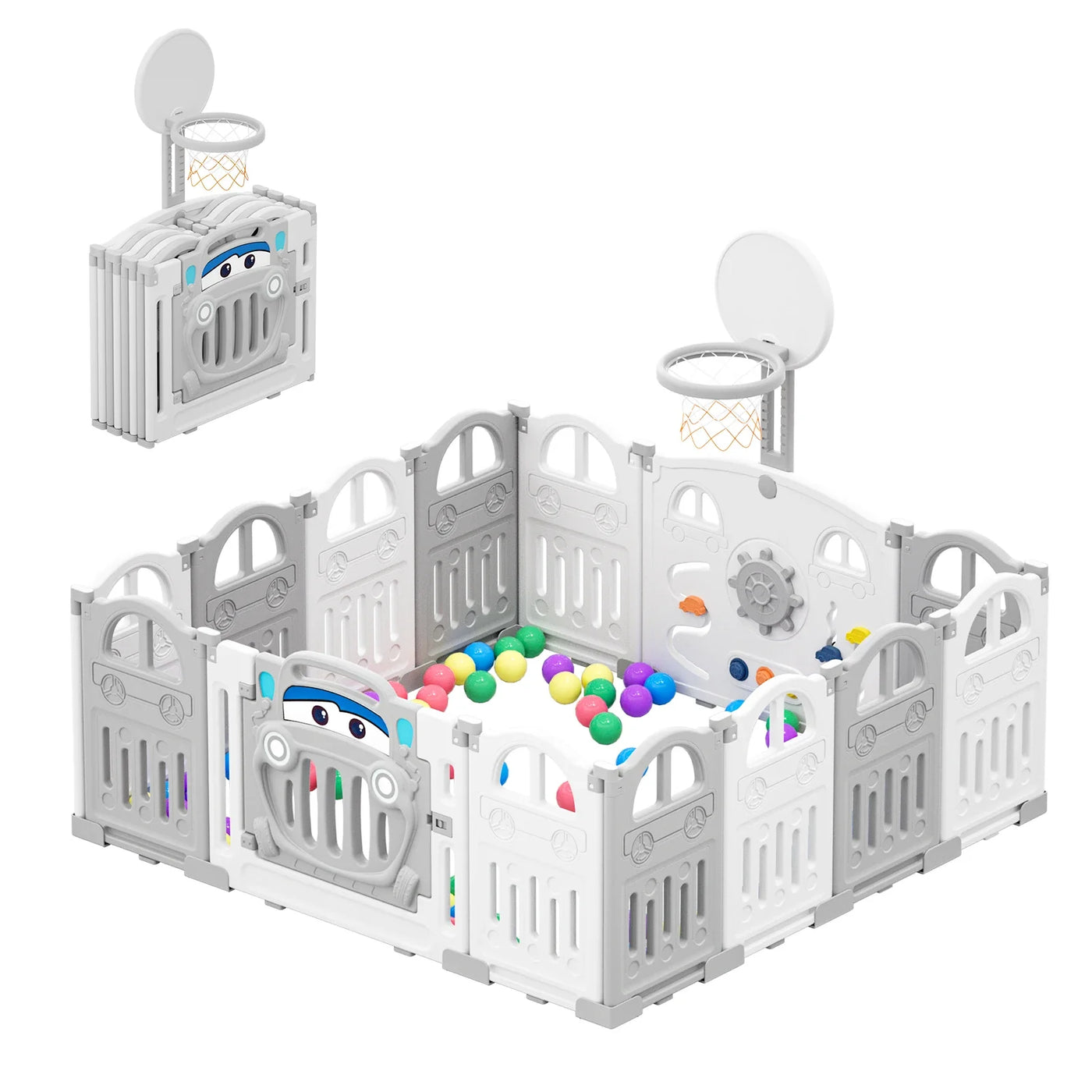 UBRAVOO Foldable Baby Playpen