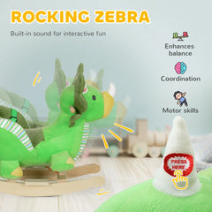 AIYAPLAY Dinosaur Rocking Toy with Sound – Green (18–36 Months)