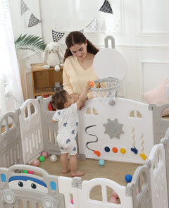 UBRAVOO Foldable Baby Playpen