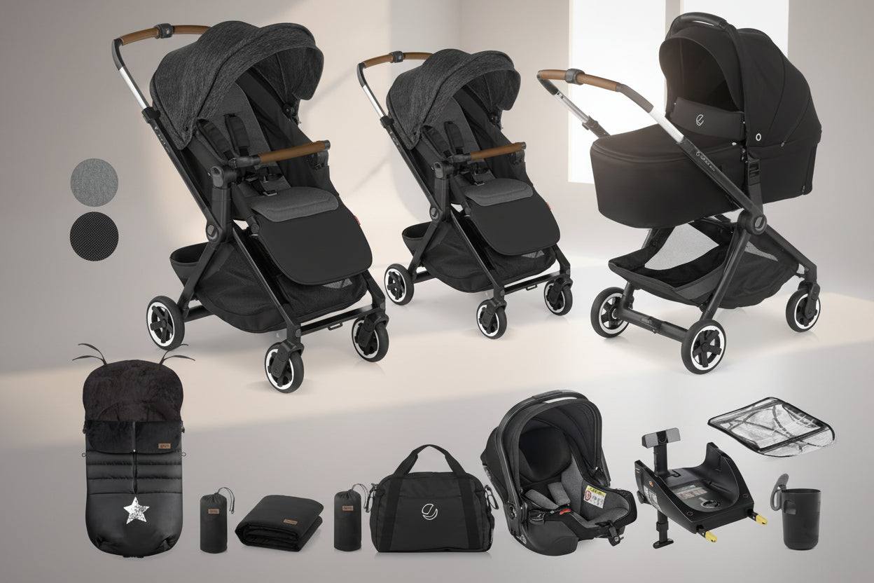 Jané Newel Travel System with Koos i-Size Car Seat & Isofix Base