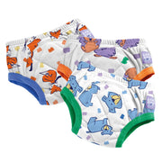 3 Pack Reusable Potty Training Pants in Outdoor Animals - Enhanced Design image 1