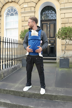 Velvet Baby Carrier - True Blue