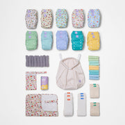 The Everything Reusable Nappy Bundle in Garden Party and Pastels image 1