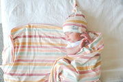 Copper Pearl Knitted Swaddle Blanket Enchanted image 5