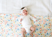 Copper Pearl Knitted Swaddle Blanket – Nautical image 5