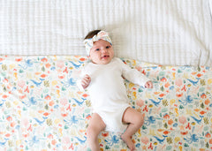 Copper Pearl Knitted Swaddle Blanket – Nautical