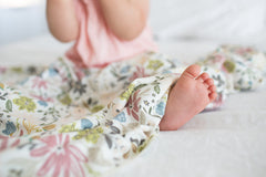 Copper Pearl Knitted Swaddle Blanket Olive