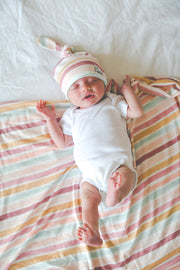Copper Pearl Knitted Swaddle Blanket Enchanted image 7