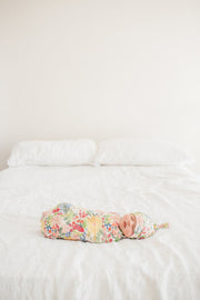 Copper Pearl Knitted Swaddle Blanket Lark image 11