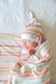Copper Pearl Knitted Swaddle Blanket Enchanted image 6