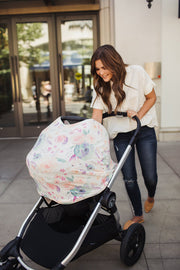 Copper Pearl Nursing & Car Seat Cover Bloom image 6