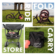 Be Fun Wheels Foldable Children's Balance Bike - Everglade Grey image 9
