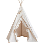 MINICAMP Teepee Tent for Kids with Ruffled Trim image 1
