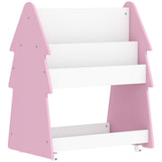 AIYAPLAY Kids Bookshelf & Toy Storage Unit – Pink image 9