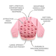 Weaning Bib with Sleeves - Hippos UltraBib image 4
