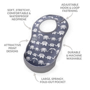 Weaning Bib - Elephants UltraBib image 3