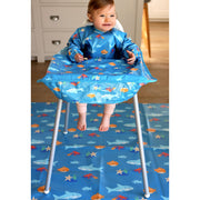 Wipeezee Splash Mat - Turquoise Blue Sea Creatures image 10