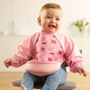 Weaning Bib with Sleeves - Hippos UltraBib image 3