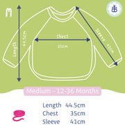 Long Sleeved Baby Bib - Pot Plants image 10