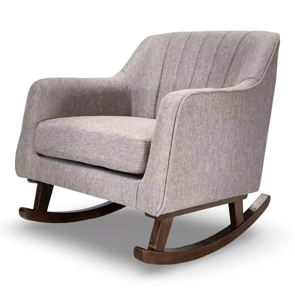 Bristam Nursery Rocking Chair - Grey & Walnut