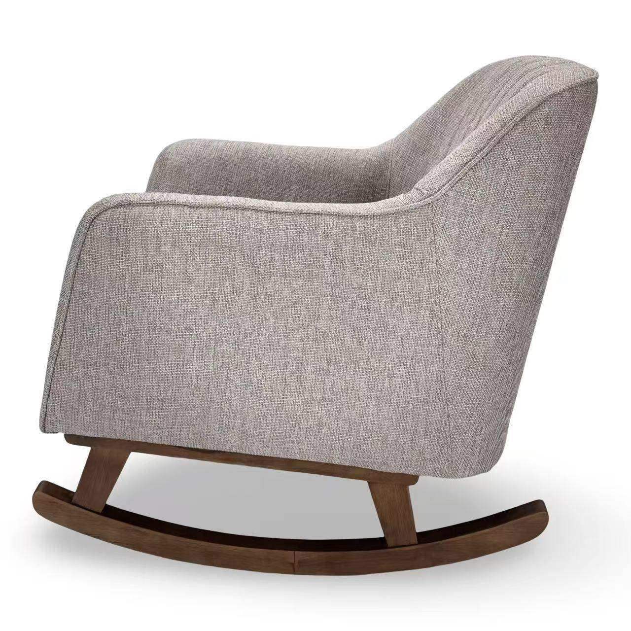 Bristam Nursery Rocking Chair - Grey & Walnut