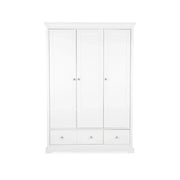 CuddleCo Beaumont Triple Wardrobe - White image 2