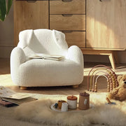 CuddleCo Etta Bunny Kids Chair - Boucle Off White image 1