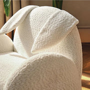 CuddleCo Etta Bunny Kids Chair - Boucle Off White image 3
