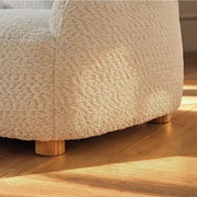 CuddleCo Etta Bunny Kids Chair - Boucle Off White image 4