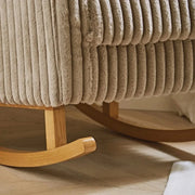 CuddleCo Etta Nursing Chair - Faux Fur Mink image 3