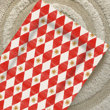 Standard Changing Mat - Red Harlequin