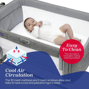 Chicco Next2Me Magic Evo Crib - Dark Gray image 6
