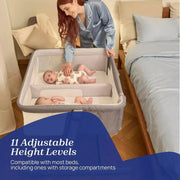 Chicco Next2Me Twins Crib - Magnet Grey image 7