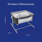 Chicco Next2Me Twins Crib - Magnet Grey image 8
