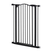 PawHut Pressure Fit Baby Safety Gate – 74–80cm, Black image 8