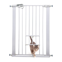 Callowesse Akita Extra Tall Baby & Pet Gate – White
