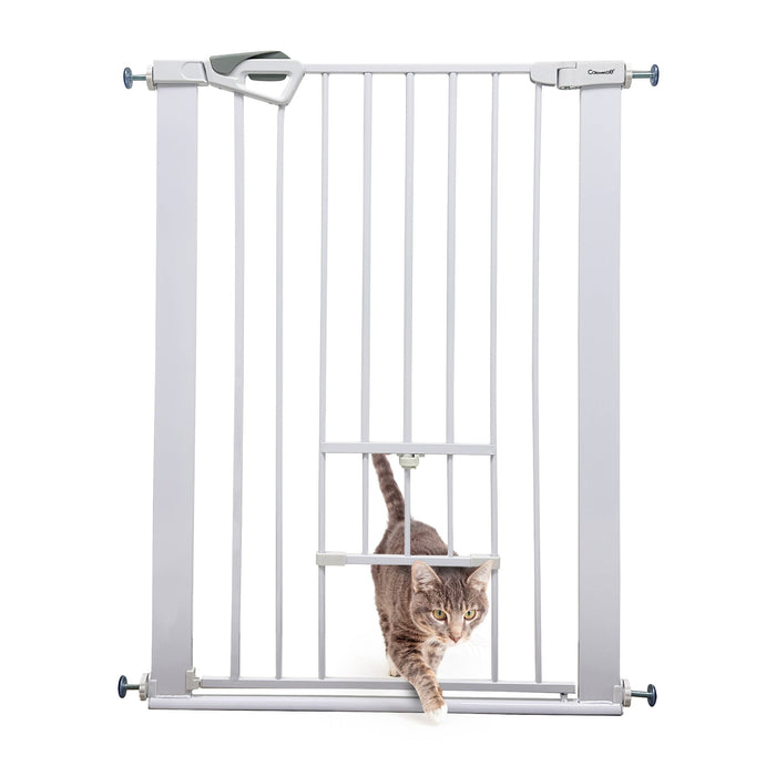 Callowesse Akita Extra Tall Baby & Pet Gate – White