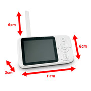 Callowesse CareView 2.8" Digital Video Baby Monitor Twin Camera Bundle image 10