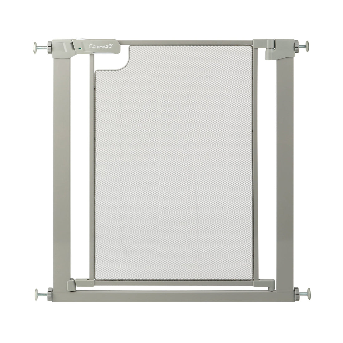 Callowesse Metal Mesh Baby Stair Gate - Ash Grey