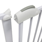 Callowesse Narrow Baby & Toddler Pressure Fit Door & Stair Safety Gate | 67-75cm x H79cm - White image 7