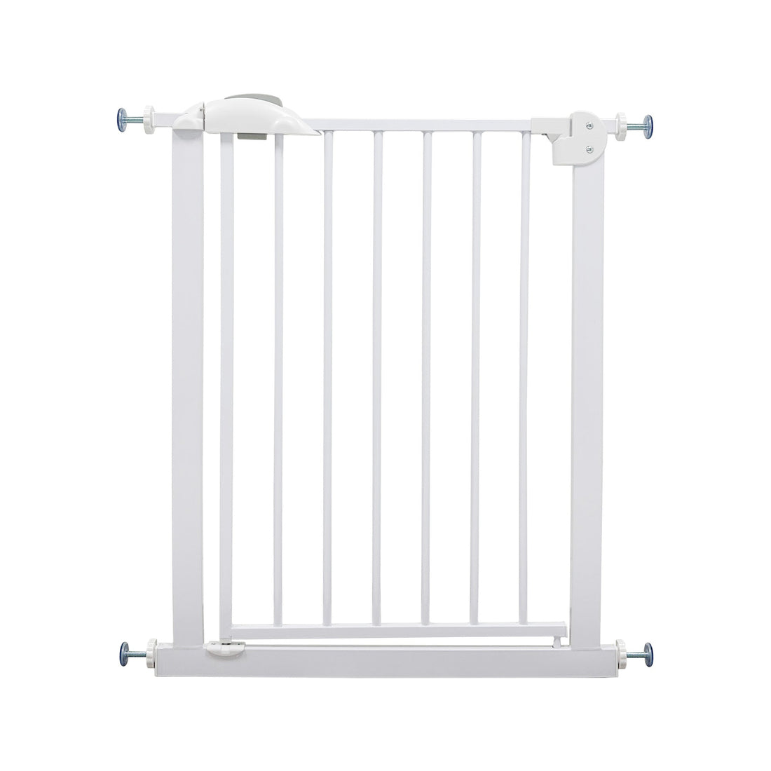 Callowesse Narrow Baby & Toddler Pressure Fit Door & Stair Safety Gate | 67-75cm x H79cm - White