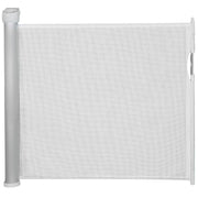 Callowesse Omni-Directional Retractable Stair Safety Gate 0-130cm – White & Silver image 1