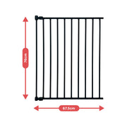 Callowesse XL Hexagonal Playpen 67.5cm Additional Panel - Black image 2