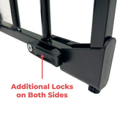XL Extendable Hexagonal Playpen, Fireguard and Room Divider - Black image 6