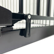 XL Extendable Hexagonal Playpen, Fireguard and Room Divider - Black image 7